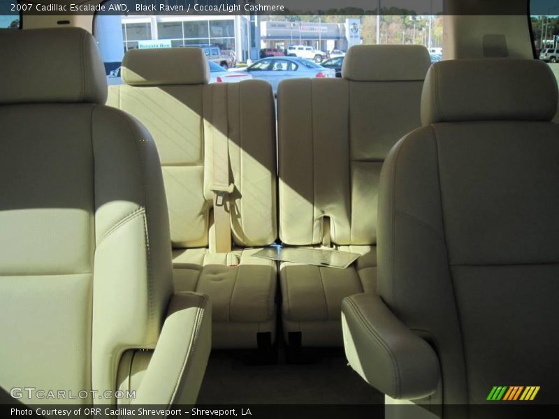 Black Raven / Cocoa/Light Cashmere 2007 Cadillac Escalade AWD