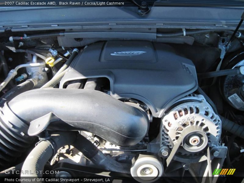 Black Raven / Cocoa/Light Cashmere 2007 Cadillac Escalade AWD
