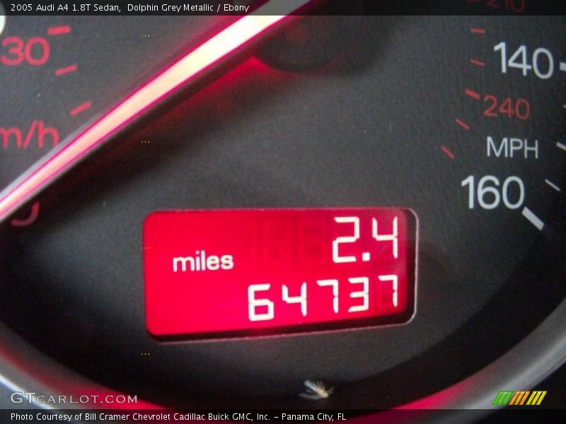 Dolphin Grey Metallic / Ebony 2005 Audi A4 1.8T Sedan