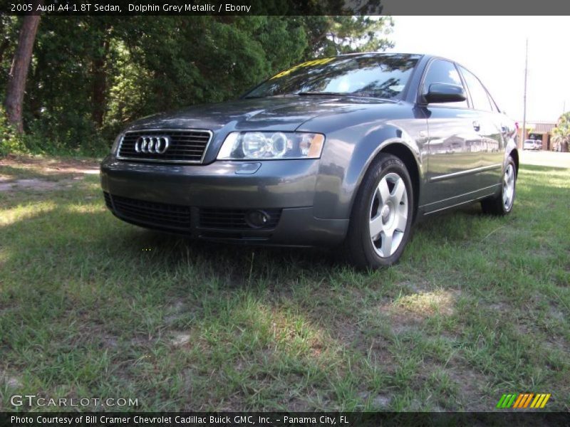 Dolphin Grey Metallic / Ebony 2005 Audi A4 1.8T Sedan