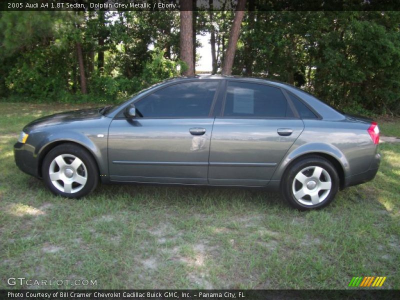 Dolphin Grey Metallic / Ebony 2005 Audi A4 1.8T Sedan