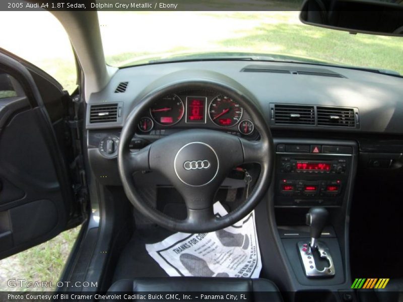 Dolphin Grey Metallic / Ebony 2005 Audi A4 1.8T Sedan