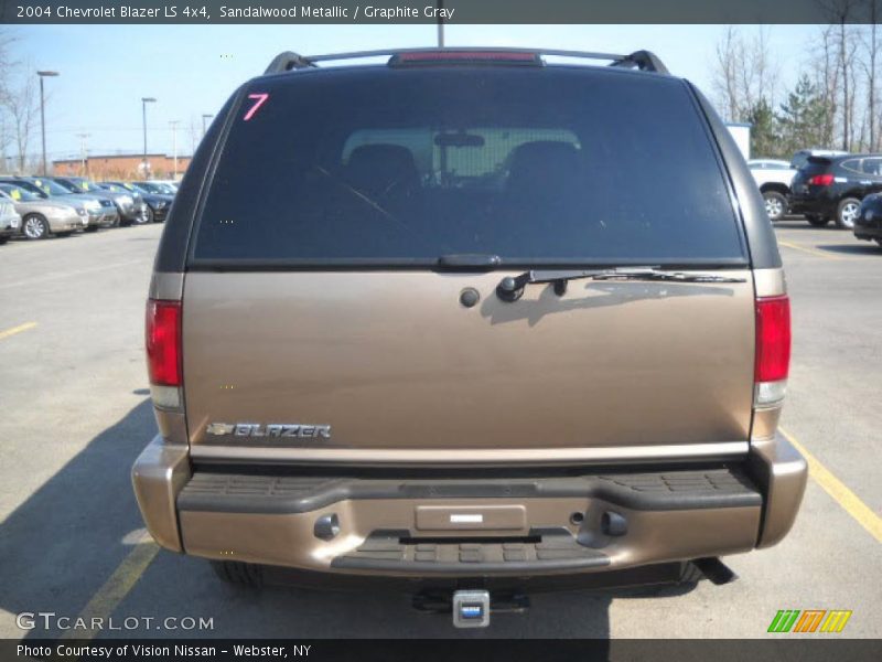 Sandalwood Metallic / Graphite Gray 2004 Chevrolet Blazer LS 4x4