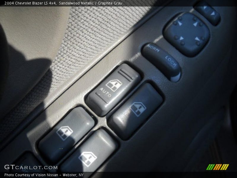 Sandalwood Metallic / Graphite Gray 2004 Chevrolet Blazer LS 4x4
