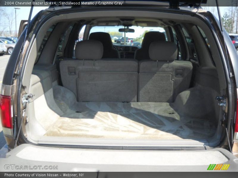 Sandalwood Metallic / Graphite Gray 2004 Chevrolet Blazer LS 4x4