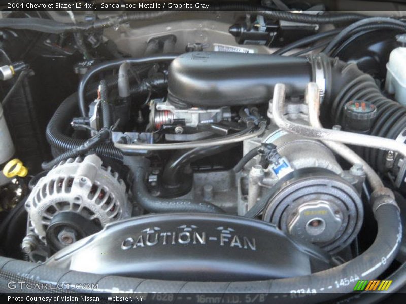 Sandalwood Metallic / Graphite Gray 2004 Chevrolet Blazer LS 4x4