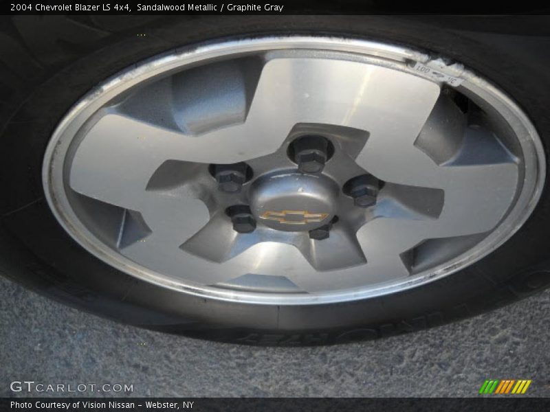 Sandalwood Metallic / Graphite Gray 2004 Chevrolet Blazer LS 4x4