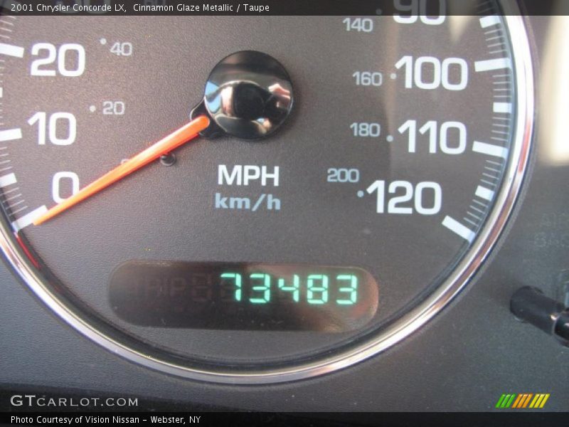 Cinnamon Glaze Metallic / Taupe 2001 Chrysler Concorde LX