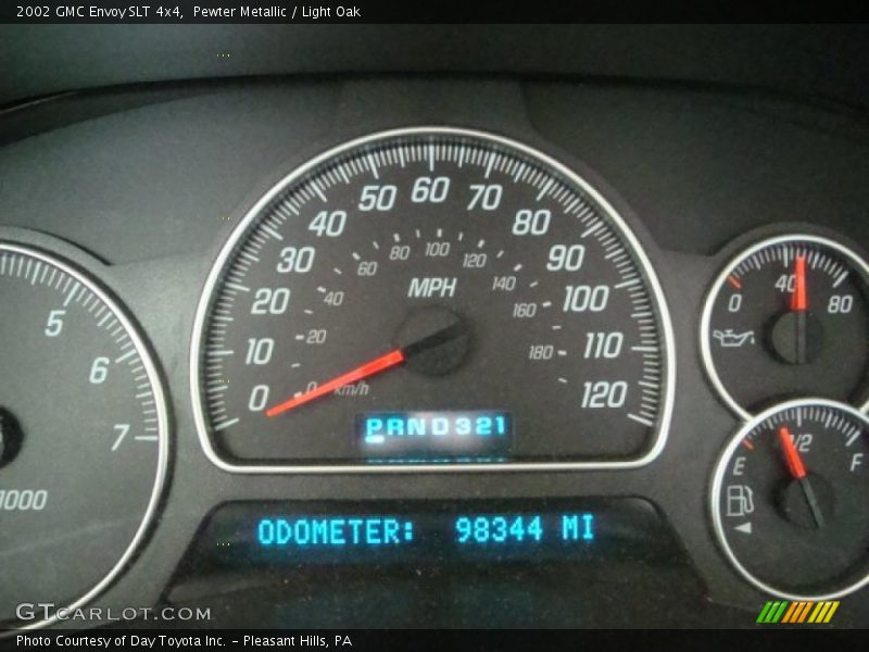 Pewter Metallic / Light Oak 2002 GMC Envoy SLT 4x4