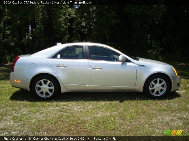 Radiant Silver / Light Titanium/Ebony 2009 Cadillac CTS Sedan