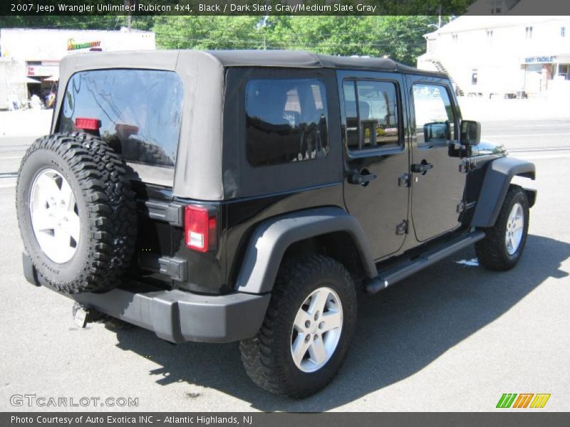 Black / Dark Slate Gray/Medium Slate Gray 2007 Jeep Wrangler Unlimited Rubicon 4x4