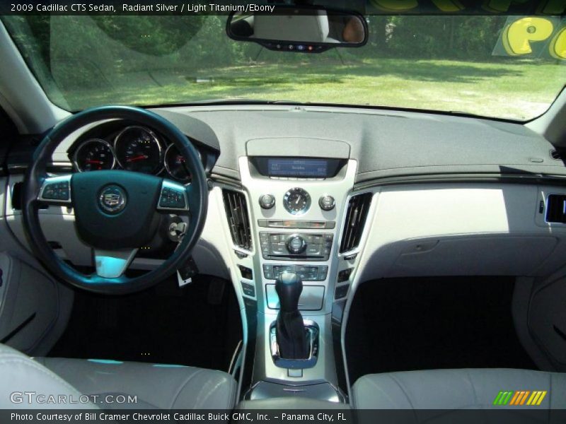 Radiant Silver / Light Titanium/Ebony 2009 Cadillac CTS Sedan
