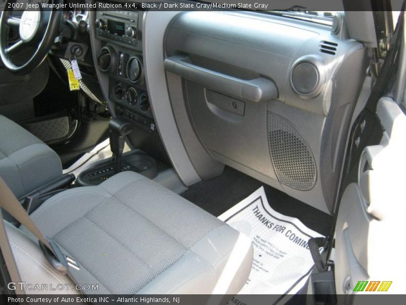 Black / Dark Slate Gray/Medium Slate Gray 2007 Jeep Wrangler Unlimited Rubicon 4x4