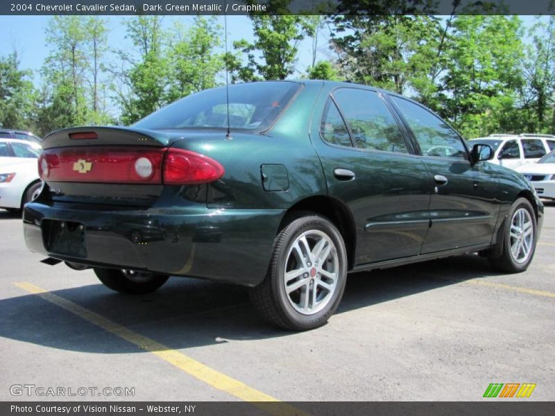 Dark Green Metallic / Graphite 2004 Chevrolet Cavalier Sedan