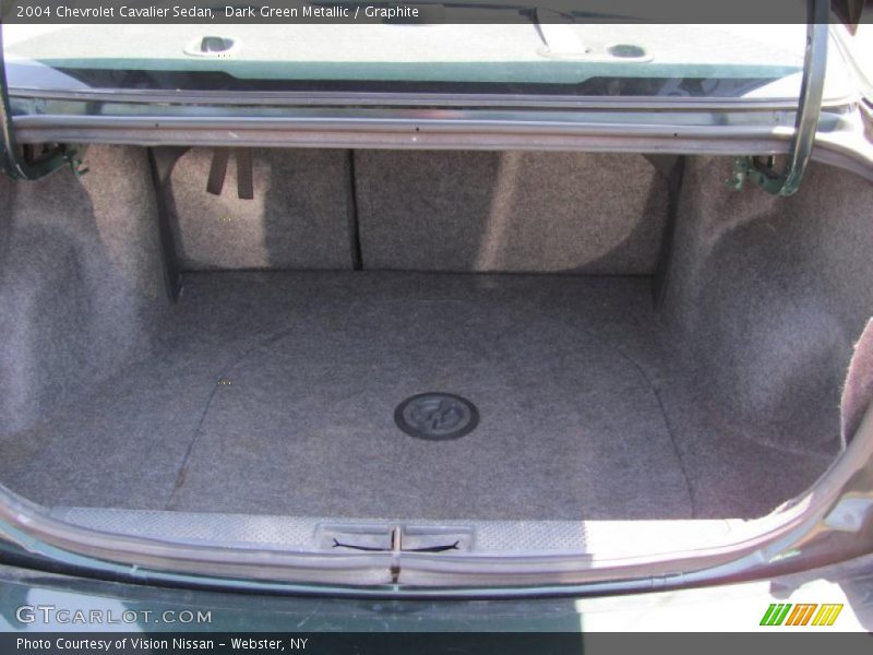 Dark Green Metallic / Graphite 2004 Chevrolet Cavalier Sedan