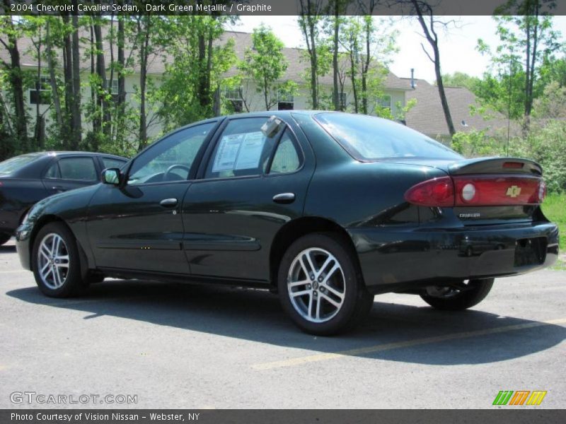 Dark Green Metallic / Graphite 2004 Chevrolet Cavalier Sedan
