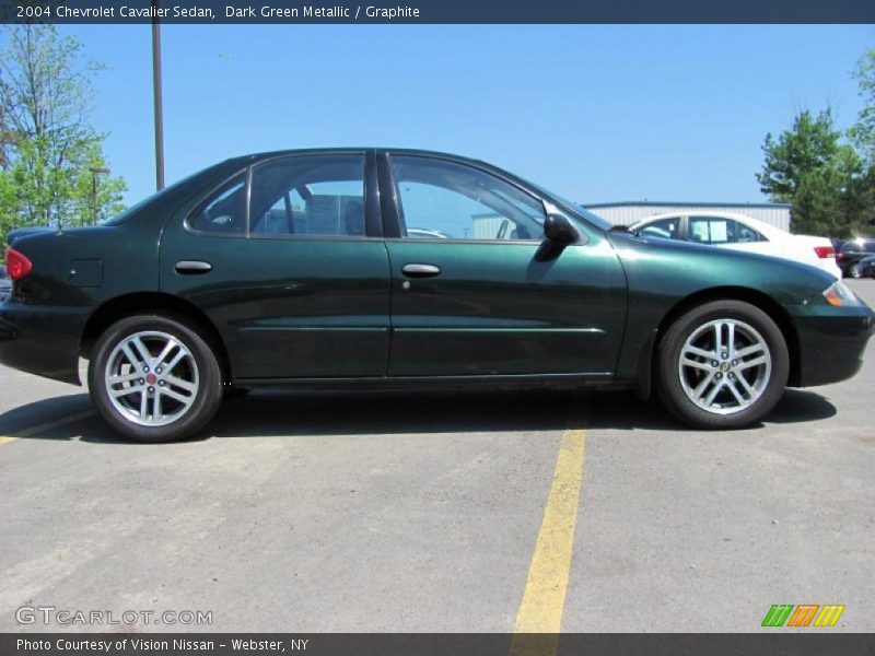 Dark Green Metallic / Graphite 2004 Chevrolet Cavalier Sedan