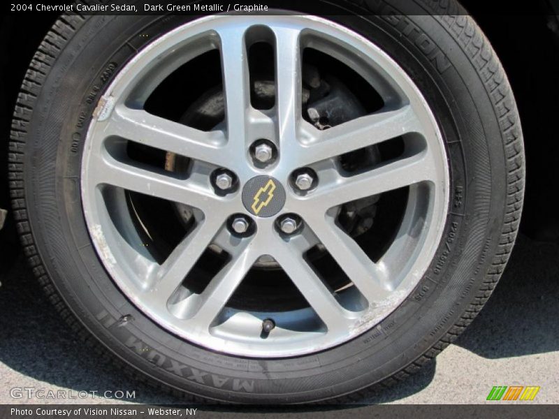Dark Green Metallic / Graphite 2004 Chevrolet Cavalier Sedan