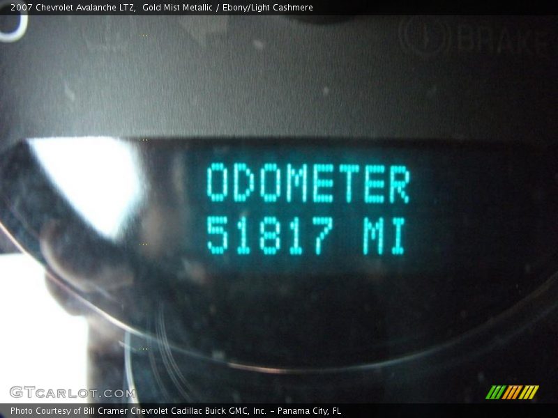 Gold Mist Metallic / Ebony/Light Cashmere 2007 Chevrolet Avalanche LTZ