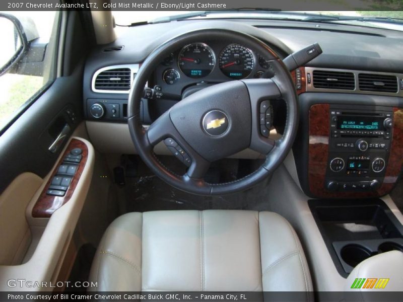 Gold Mist Metallic / Ebony/Light Cashmere 2007 Chevrolet Avalanche LTZ