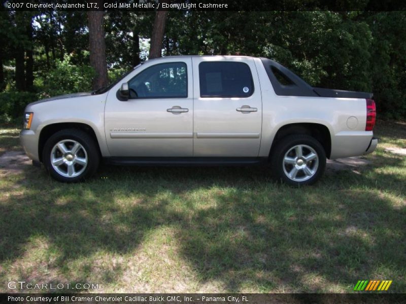 Gold Mist Metallic / Ebony/Light Cashmere 2007 Chevrolet Avalanche LTZ