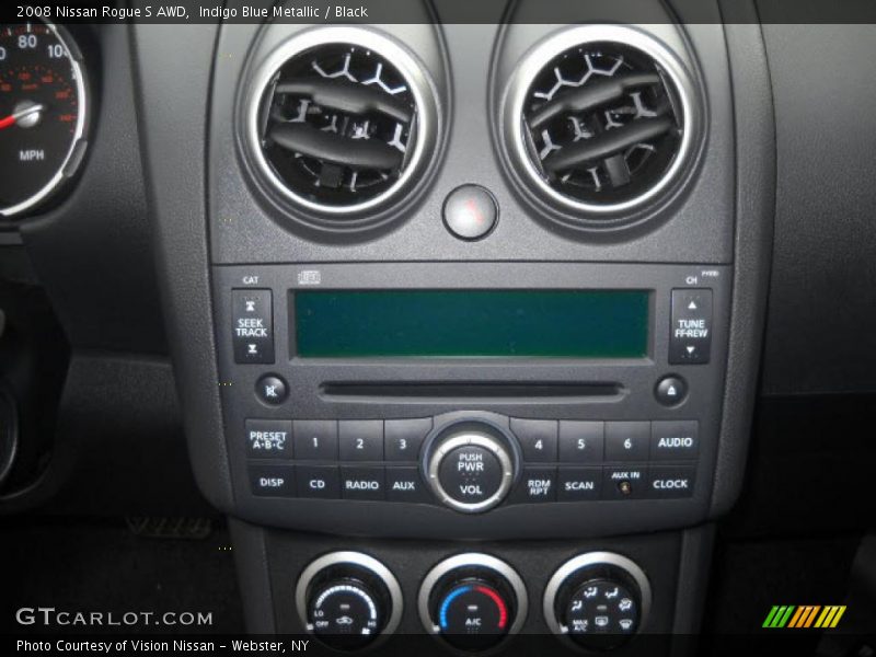 Indigo Blue Metallic / Black 2008 Nissan Rogue S AWD