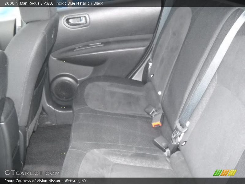 Indigo Blue Metallic / Black 2008 Nissan Rogue S AWD