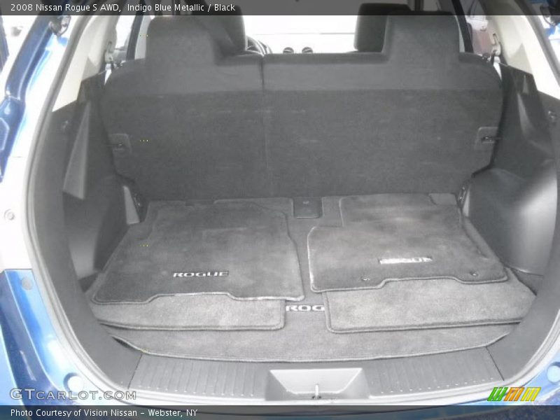 Indigo Blue Metallic / Black 2008 Nissan Rogue S AWD