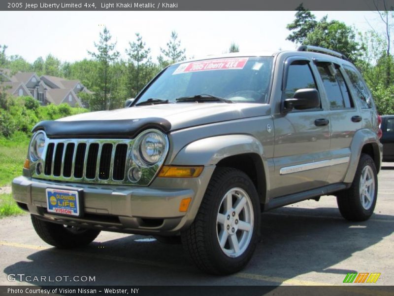Light Khaki Metallic / Khaki 2005 Jeep Liberty Limited 4x4