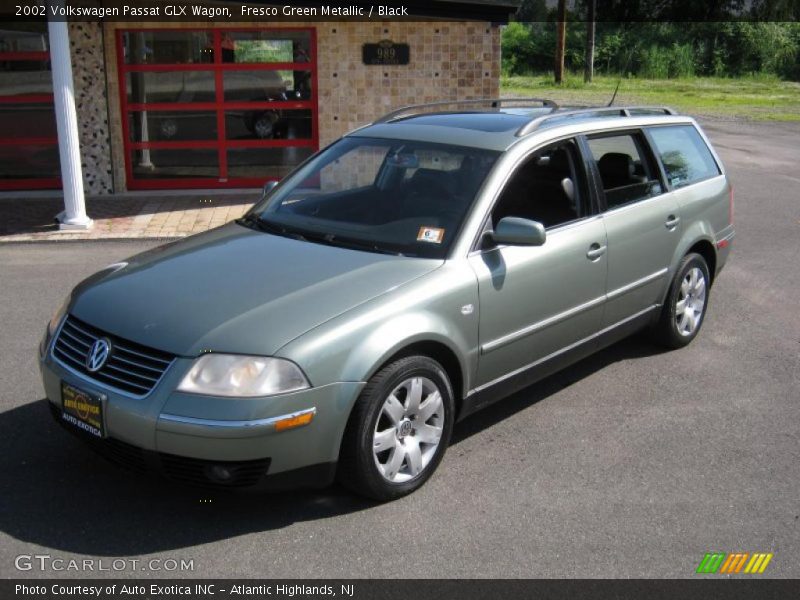 Fresco Green Metallic / Black 2002 Volkswagen Passat GLX Wagon
