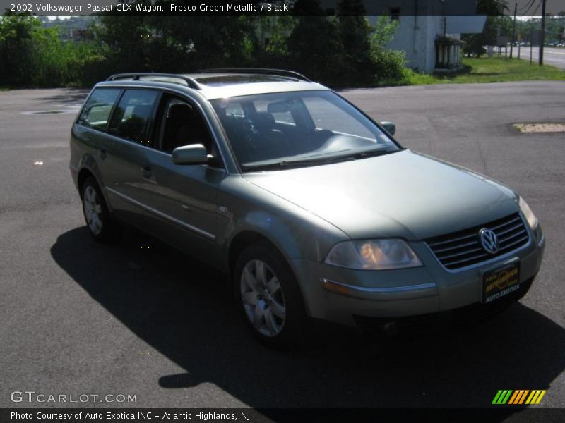 Fresco Green Metallic / Black 2002 Volkswagen Passat GLX Wagon