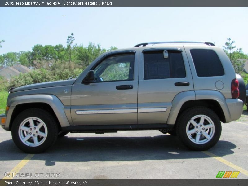 Light Khaki Metallic / Khaki 2005 Jeep Liberty Limited 4x4