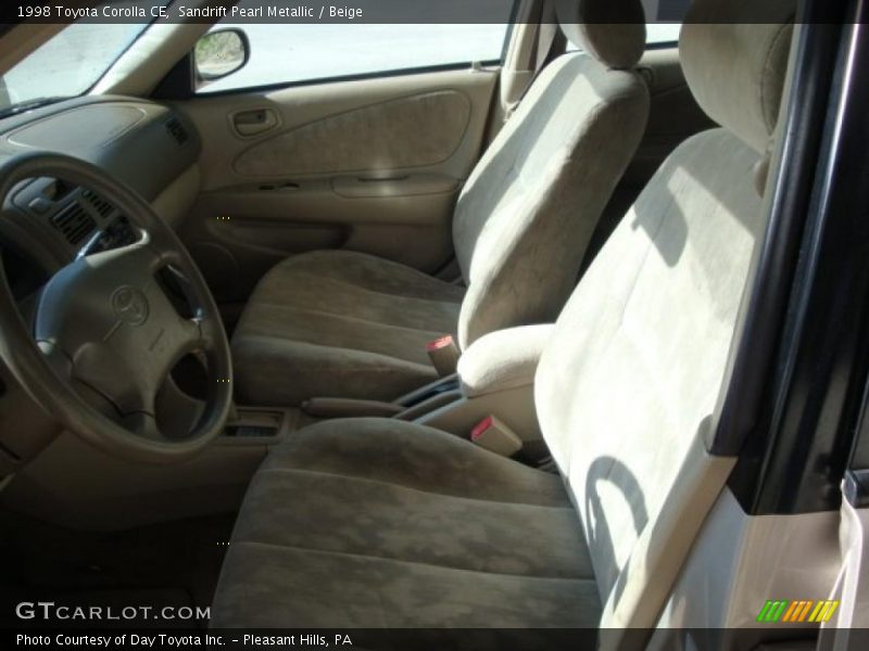Sandrift Pearl Metallic / Beige 1998 Toyota Corolla CE