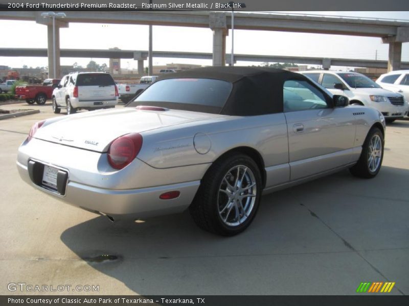 Platinum Silver Metallic / Black Ink 2004 Ford Thunderbird Premium Roadster