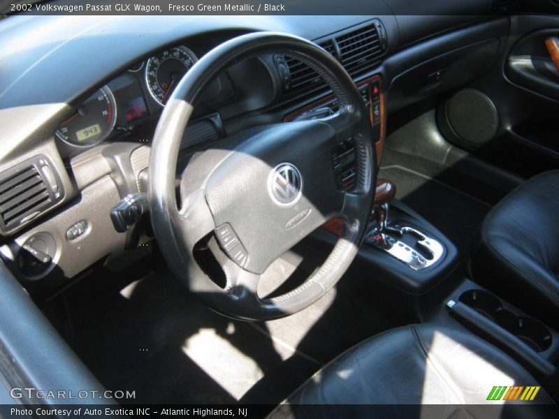 Fresco Green Metallic / Black 2002 Volkswagen Passat GLX Wagon