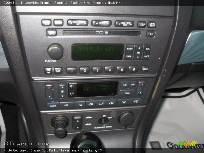 Platinum Silver Metallic / Black Ink 2004 Ford Thunderbird Premium Roadster