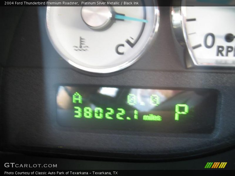 Platinum Silver Metallic / Black Ink 2004 Ford Thunderbird Premium Roadster