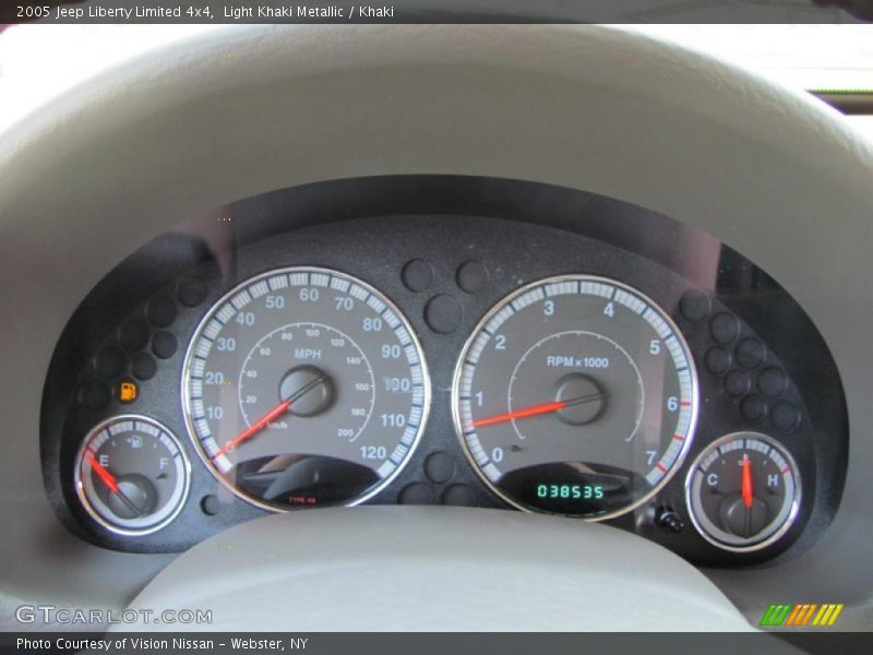 Light Khaki Metallic / Khaki 2005 Jeep Liberty Limited 4x4