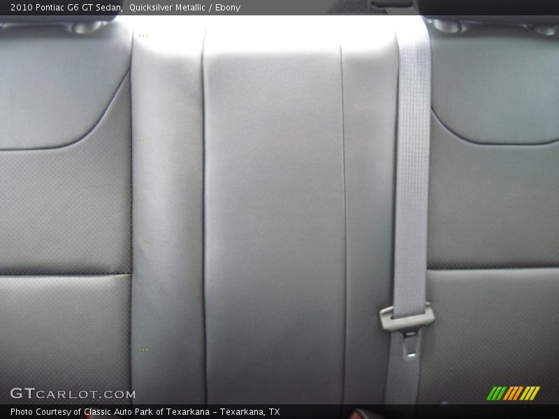 Quicksilver Metallic / Ebony 2010 Pontiac G6 GT Sedan