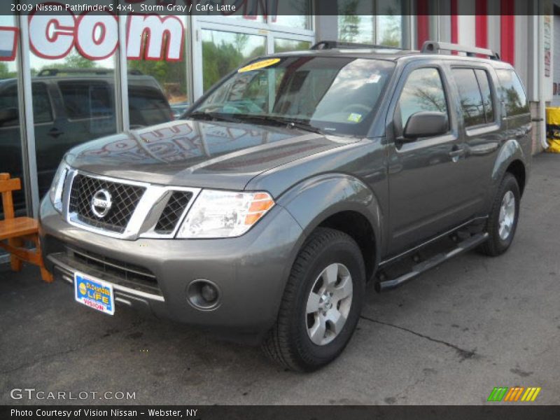 Storm Gray / Cafe Latte 2009 Nissan Pathfinder S 4x4