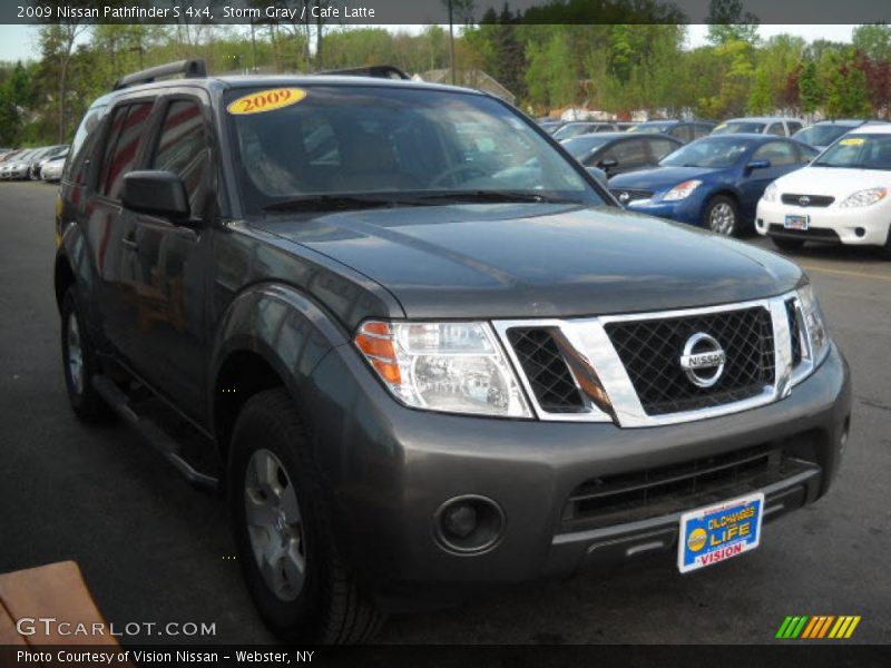 Storm Gray / Cafe Latte 2009 Nissan Pathfinder S 4x4