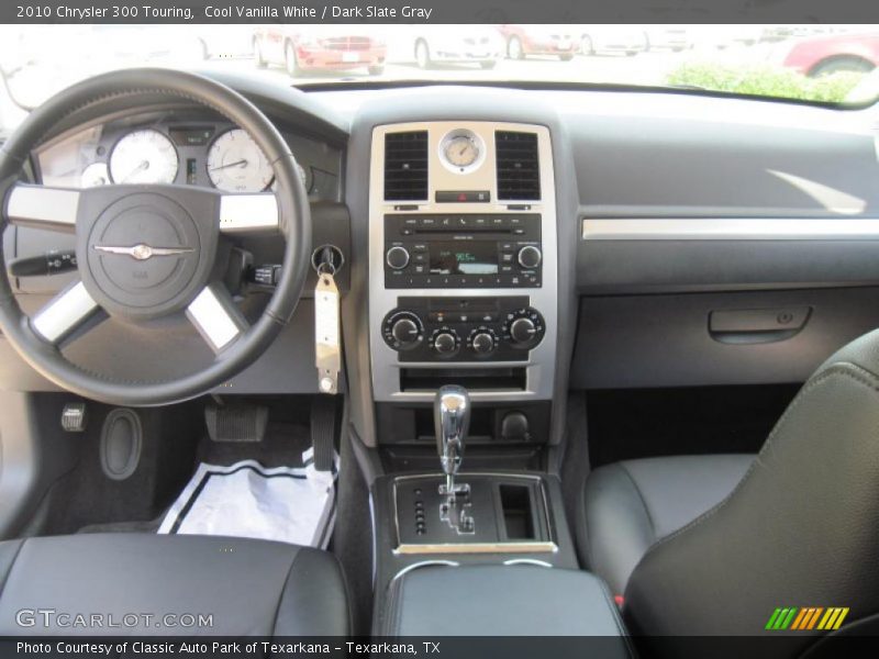 Cool Vanilla White / Dark Slate Gray 2010 Chrysler 300 Touring
