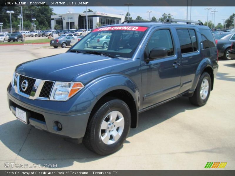 Silverton Blue / Desert 2007 Nissan Pathfinder S