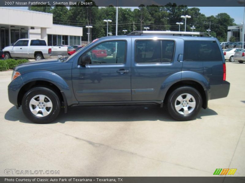 Silverton Blue / Desert 2007 Nissan Pathfinder S