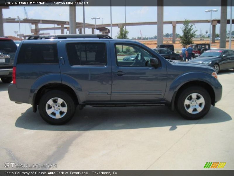 Silverton Blue / Desert 2007 Nissan Pathfinder S