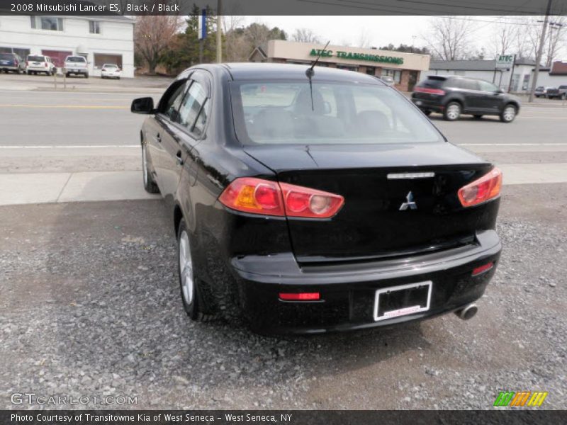 Black / Black 2008 Mitsubishi Lancer ES