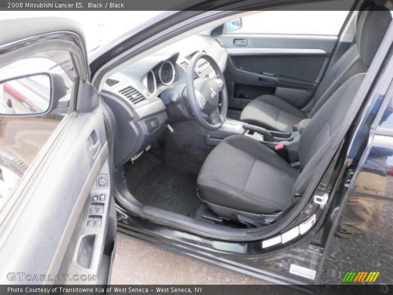 Black / Black 2008 Mitsubishi Lancer ES