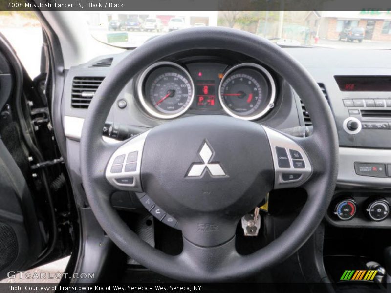 Black / Black 2008 Mitsubishi Lancer ES