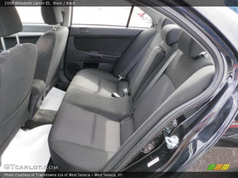 Black / Black 2008 Mitsubishi Lancer ES