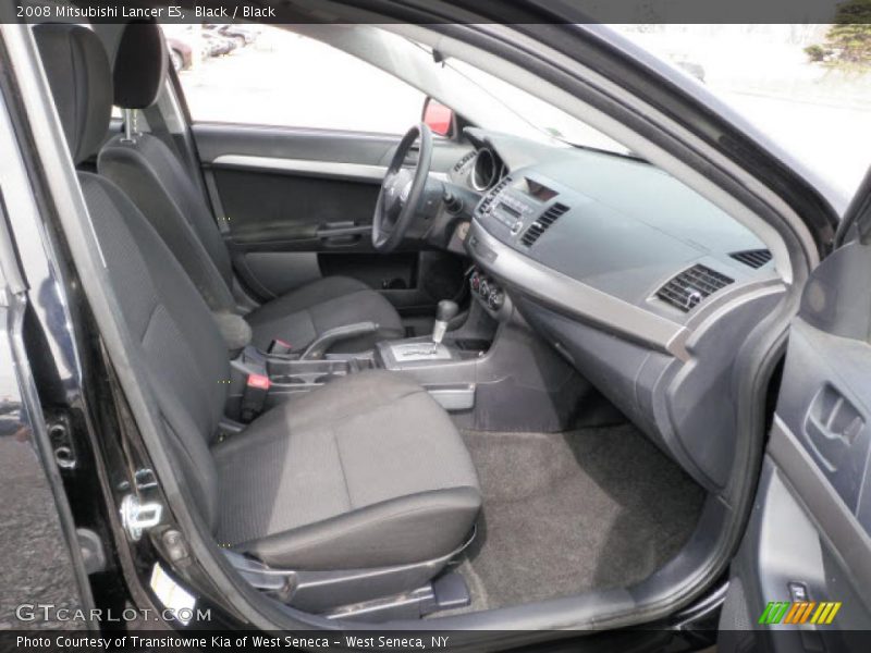 Black / Black 2008 Mitsubishi Lancer ES